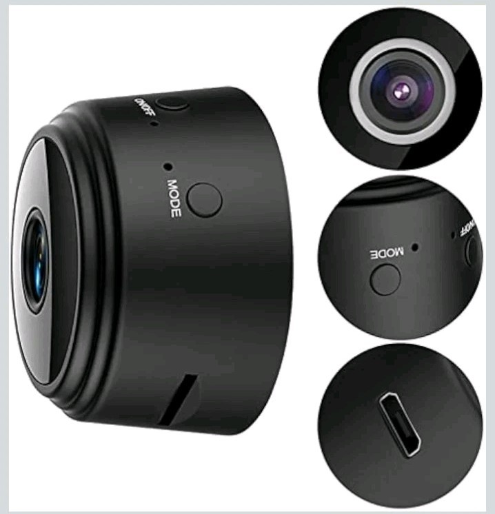 Mini Wireless Home Camera 1080P HD with Magnetic Back Cover Indoor Outdoor gallery