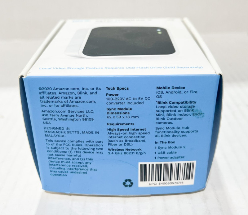 Blink Sync Module 2 for Blink Security Cameras & Other Blink Products BSM00400U gallery