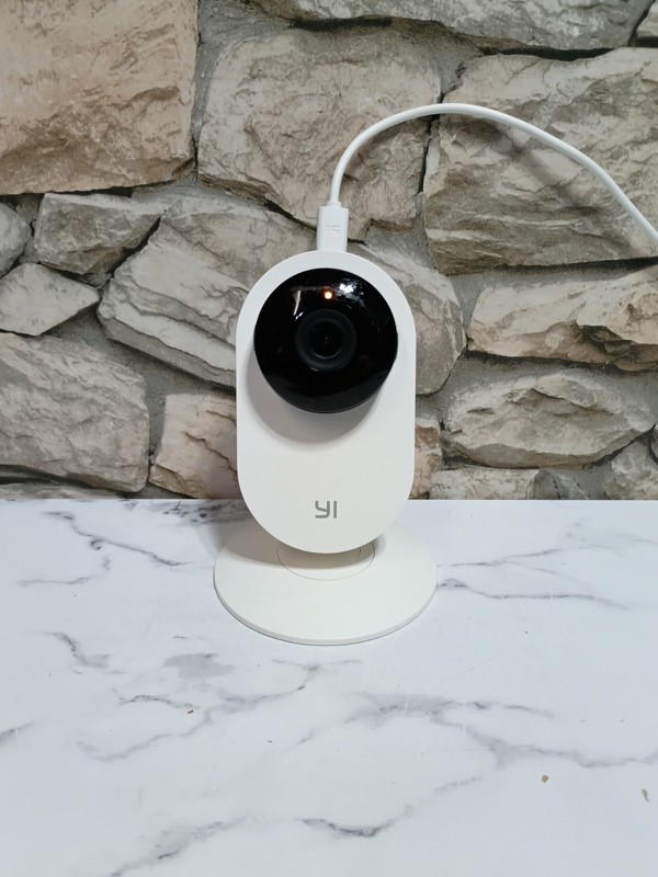 YI YHS-113-IR Indoor Wi-Fi IP Surveillance Camera 1080p White MicroSD Slot gallery