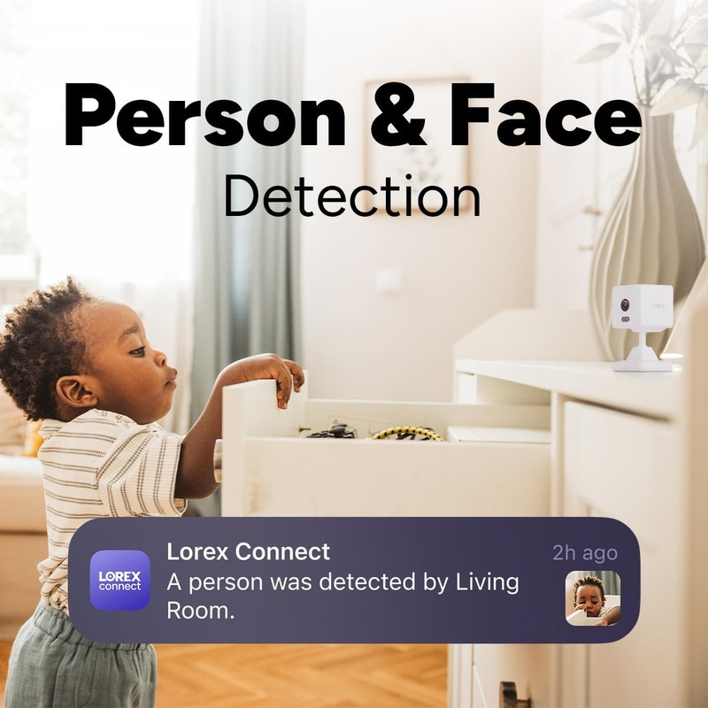 Connect 2K Indoor Wi-Fi Camera | New APP | Color Night Vision | Person & Face... gallery
