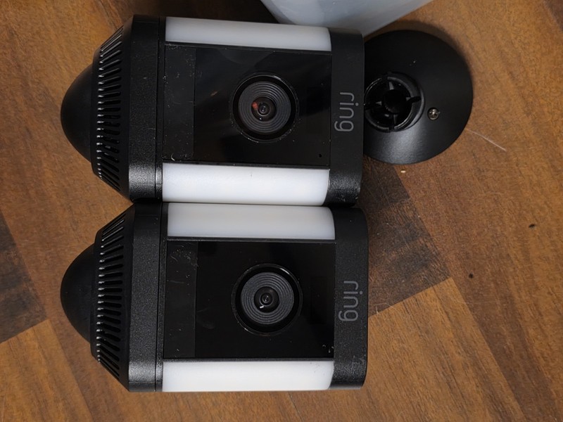 2 Ring Spotlight Cam Battery Security HD Two-Way Talk Outdoor Camera Not Tested