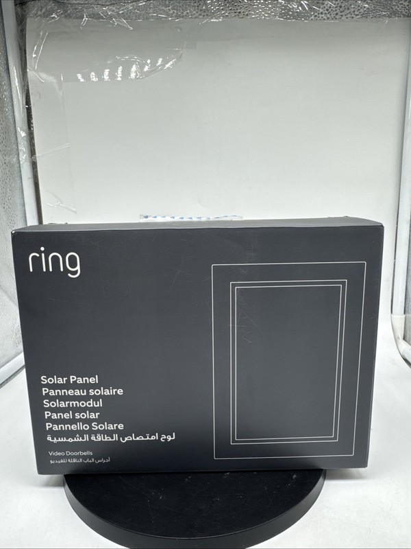 Ring Doorbell Solar Panel Fork Connector Black Model SF42E9 2.4W 5V DC