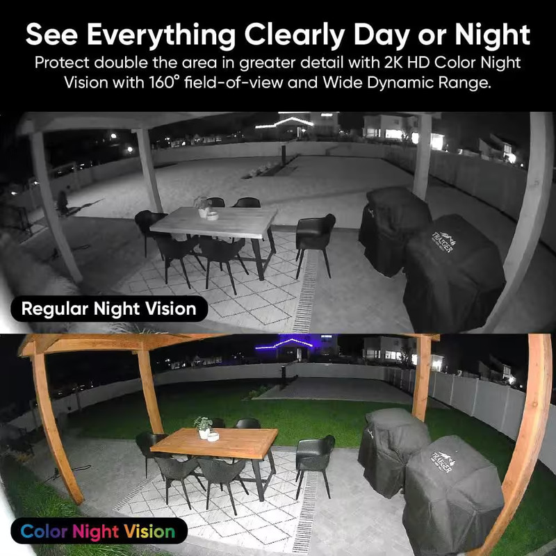 Bulb Cam Plug-In 2K Wireless HD Security Cam Outdoor/Indoor Full Color Day/Night gallery