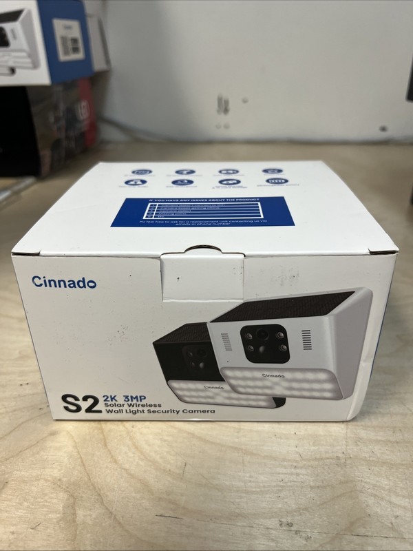 Cinnado S2 2k Solar Wireless Security Camera And Light Make An Offer