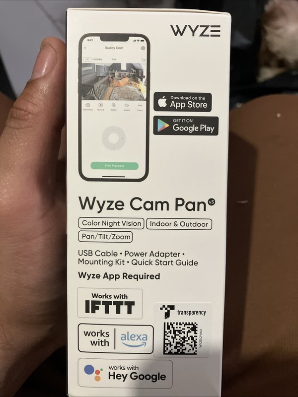 Wyze Cam Pan 3 Wireless Outdoor Surveillance Security Camera gallery