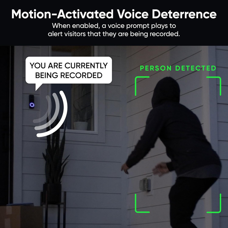 Wireless Duo Cam Video Doorbell (Chime Included), Battery Powered, 2K Full HD Vi gallery