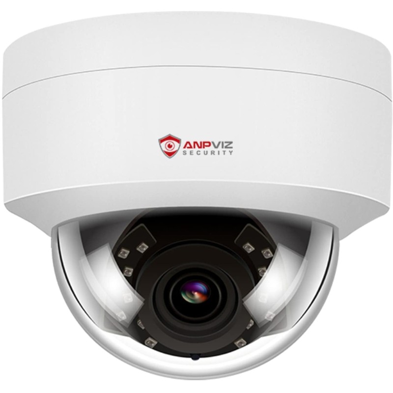 Anpviz 4MP PoE IP Dome Camera with Microphone/Audio 98ft IR Night Vision IP
