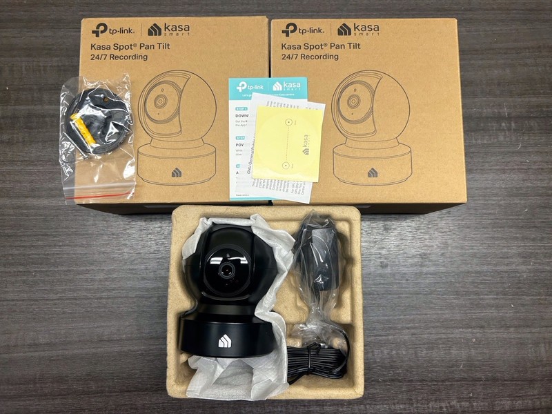 Lot Of 2 Kasa Spot Smart Indoor Pan-Tilt Security Camera EC71 24/7 Video | #D392