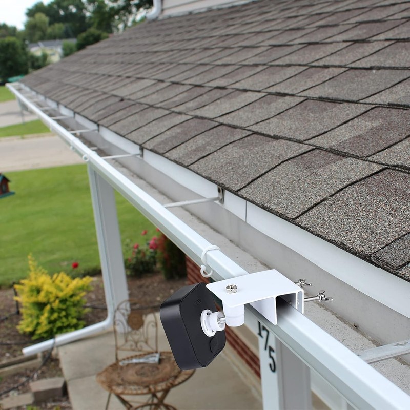Adjustable Gutter Bracket for Blink XT/XT2 - Durable & Easy to Install gallery