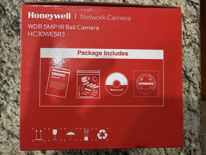 Honeywell Surveillance Camera HC30WE5R3 5MP WDR TDN IR Fixed Ball Camera gallery
