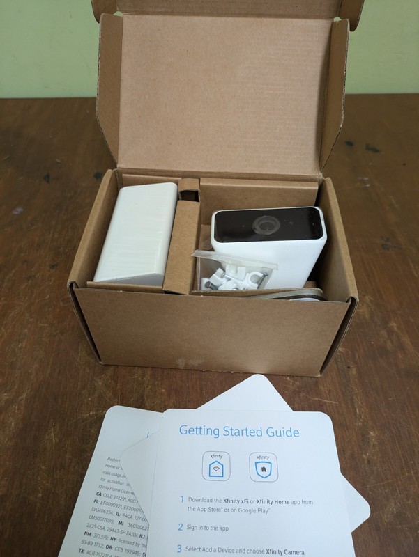 Xfinity Home Wireless Security Camera Model SCHX4AEW White