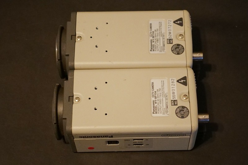 2 PANASONIC WV-BP104 Security Cameras gallery