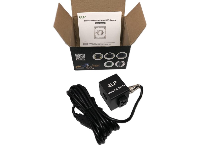 ELP 5MP HD USB Camera Module with 60-degree autofocus / ELP-USB500W02M-AFC60K