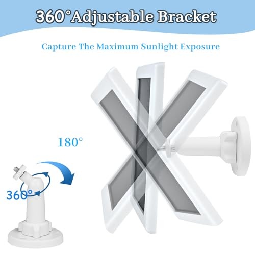 Ring Camera Solar Panel Charger,5W Solar Charger Compatible 2 Pack 5W White gallery