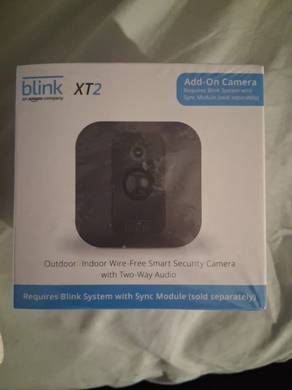 1 Blink XT2 Wi-Fi 1080p Indoor/Outdoor Security Camera Add-on Camera NEW Sealed