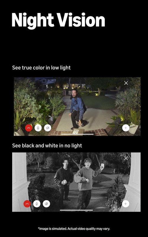 Battery Doorbell plus (Newest Model), Retinal 2K with Wide-Angle Video, up to 6X gallery