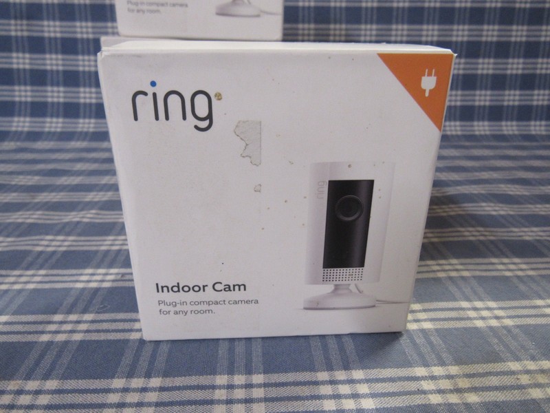 Ring Indoor Cam Plug-In HD Cameras (New Sealed Lot of 3) FAST FREE SHIPPING. gallery