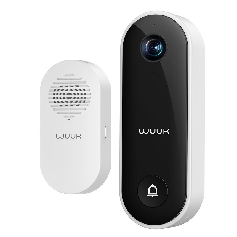Doorbell Camera Wired with Chime, 2K Video Doorbell, Face Recognition, Human …