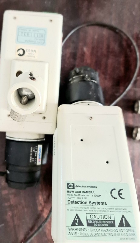 Detection Systems B&W CCD Cameras X2 , In Great Condition, Untested . gallery