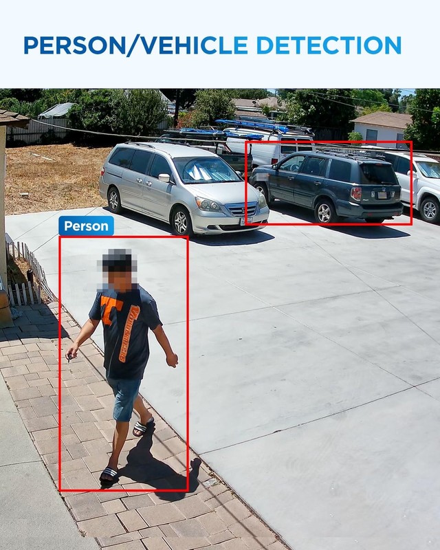 4COVR 5MP PoE IP Outdoor IP67, Wired Surveillance Dome with Smart Human/Vehic... gallery