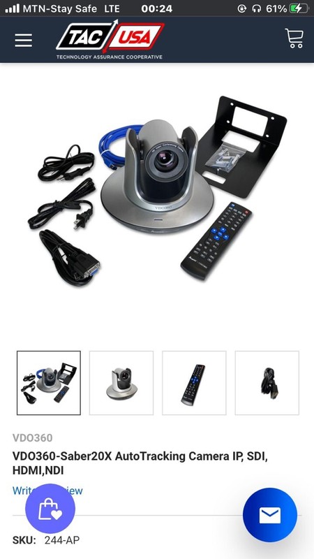 Angekis auto tracking security camera