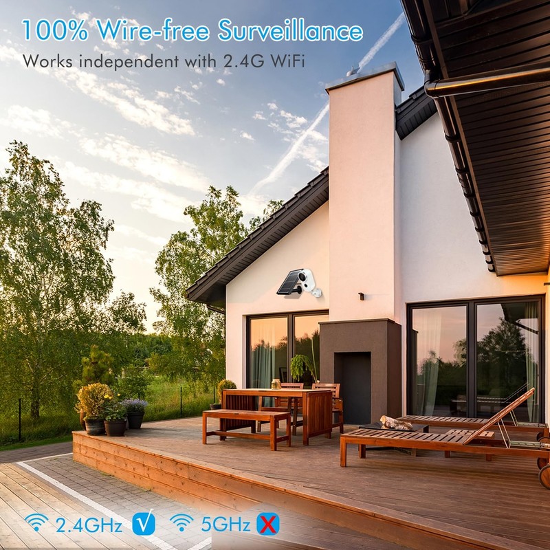 Solar security cameras wireless outdoor, Battery Powered WiFi IP Cameras for ... gallery