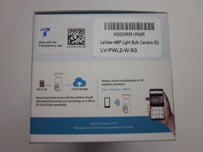LaView LV-PWL2-W-5G 2.4G 5GHz 4MP Light Bulb Security Camera gallery