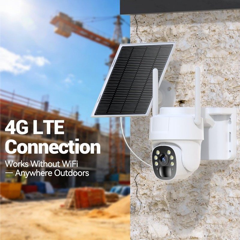 4G LTE Cellular Security Camera, Wireless Solar Powered No WiFi Needed Outdoo... gallery