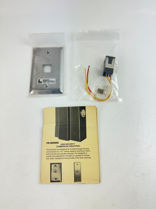 SDC PUSH SWITCH SECURITY DOOR CONTROLS 401U FINISH 630 gallery