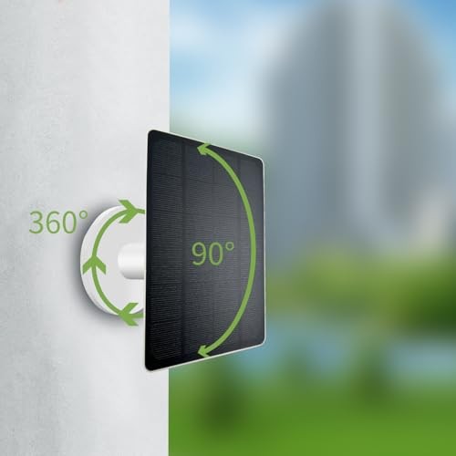 Solar Panel for Ring Camera, 3W Solar Panel Charger Compatible with Ring gallery
