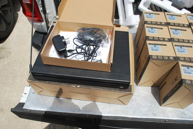 NEW assorted lot 16 CCTV CAMERAS W/power supply & 2 DIGITAL VIDEO RECORDER gallery
