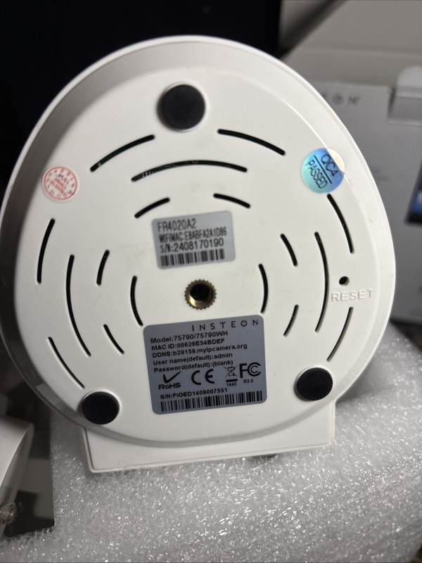 Insteon WiFi Camera W/ Pan Tilt & LED Night Vision Device 46 75790WH gallery