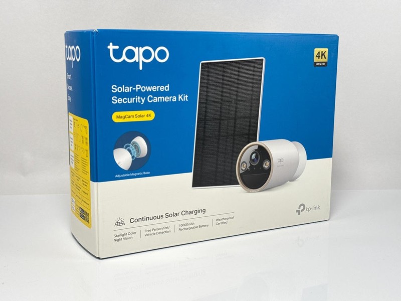 Tapo MagCam C460 4K Wireless Outdoor Security Camera Solar Battery Kit