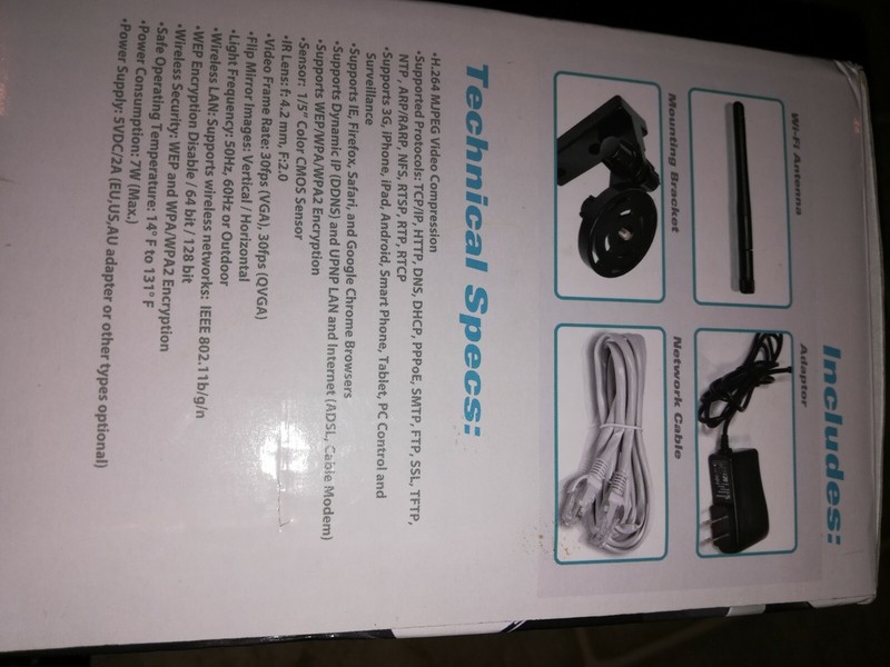 Pyle Home Pipcam8 Indoor Home Serveillance Security Camera (A12) gallery