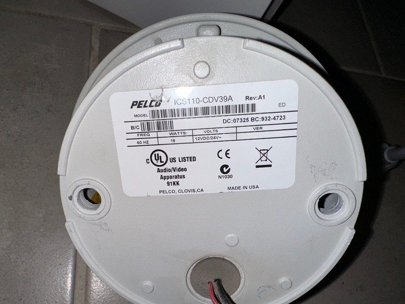 Pelco Weather resistant surveillance security camera ICS110-CDV-39A gallery