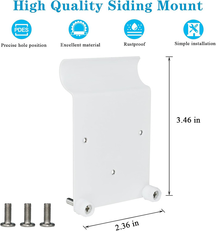 Vinyl Siding Mount Compatible with Eufy SoloCam S340/E30/E42 and Eufy 4G LTE Cam gallery