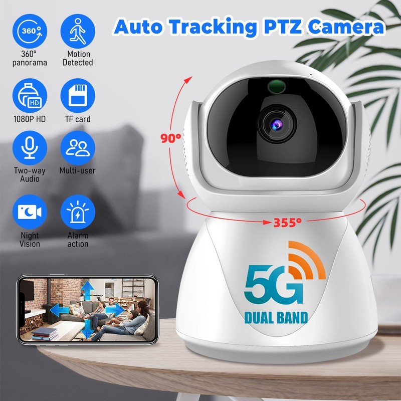 5G Sistema De Camaras Seguridad Wifi 1080P Inalambrica Con Vision Nocturna Video gallery