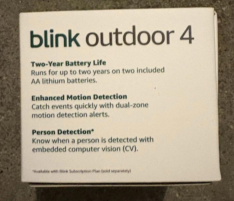 Blink Outdoor 4 (4th Gen) Wire-Free Smart Security Add On Camera HD 2-Way Audio gallery