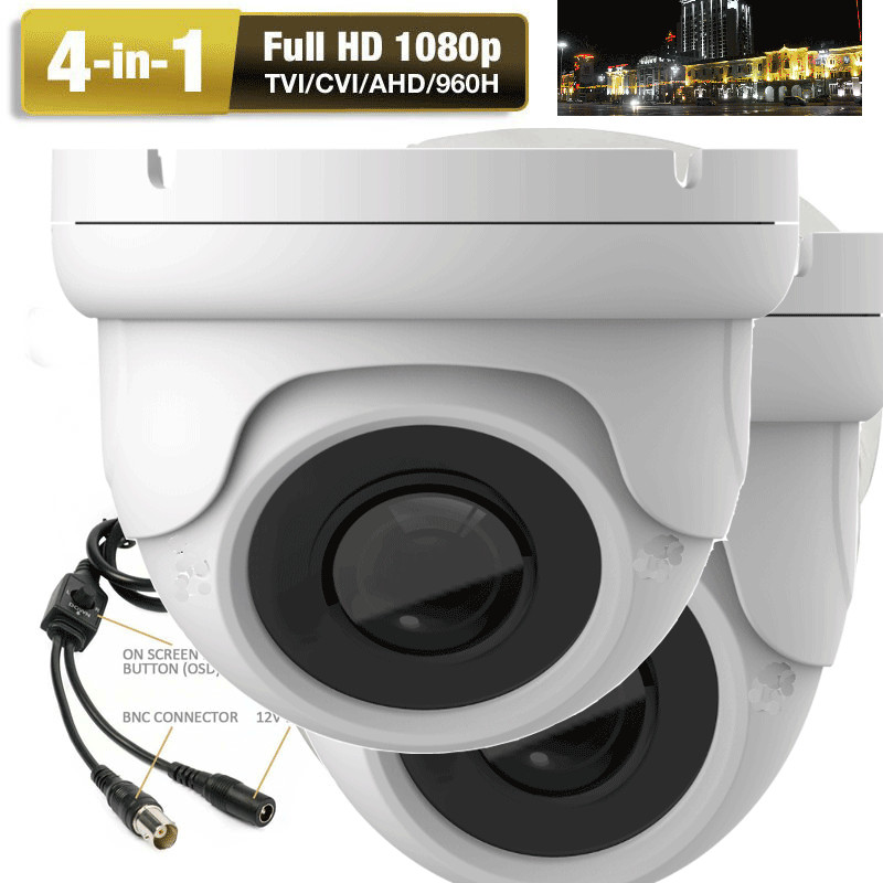 5M/4K AHD/CVI/TVI 4 IN 1 2.8mm fit Lens Security Camera IP67 Outdoor OSD 2)