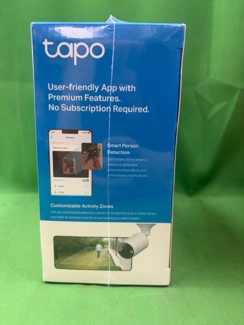 TP-LINK TAPO TC82 INDOOR/OUTDOOR SECURITY CAM KIT (E5) gallery