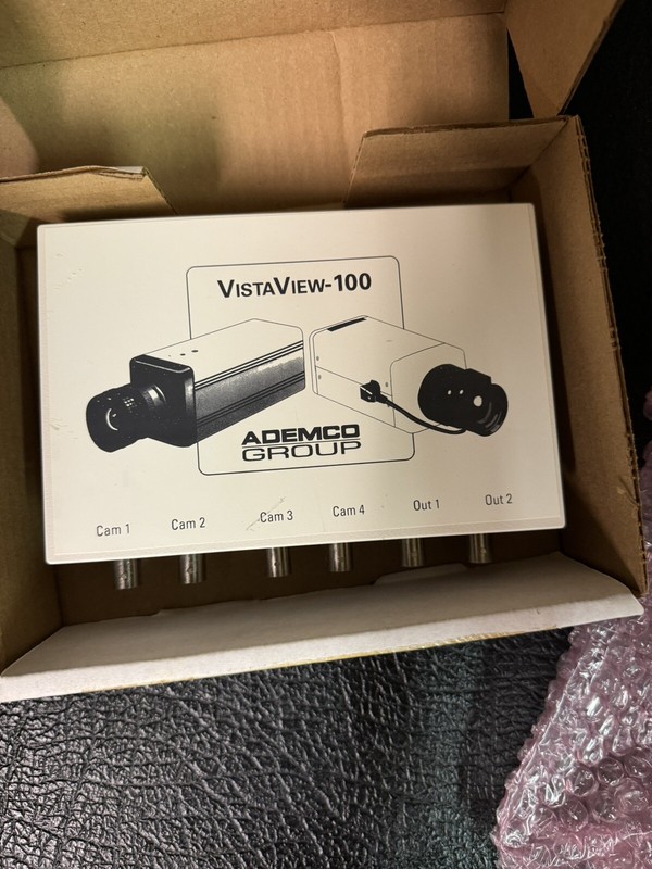CCTV Switcher Module 4 in 2 out, Vistaview 100 Ademco
