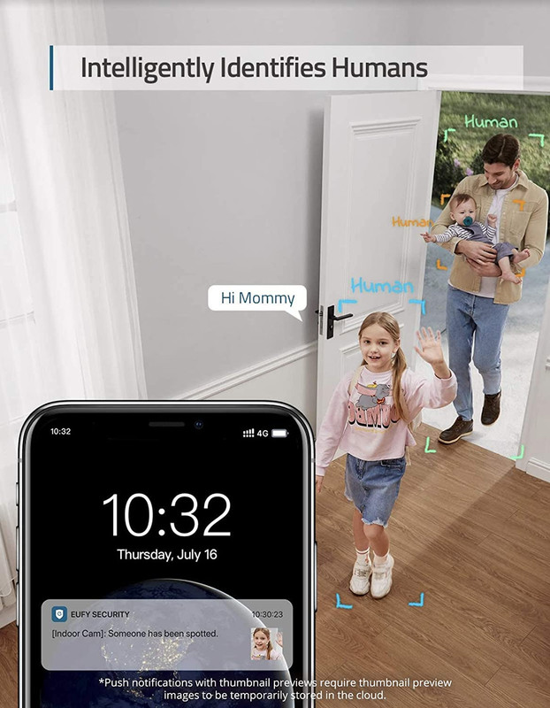 Security Indoor Cam E220, Camera for Home Security, Pan & Tilt, Dog/Pet Camera, gallery