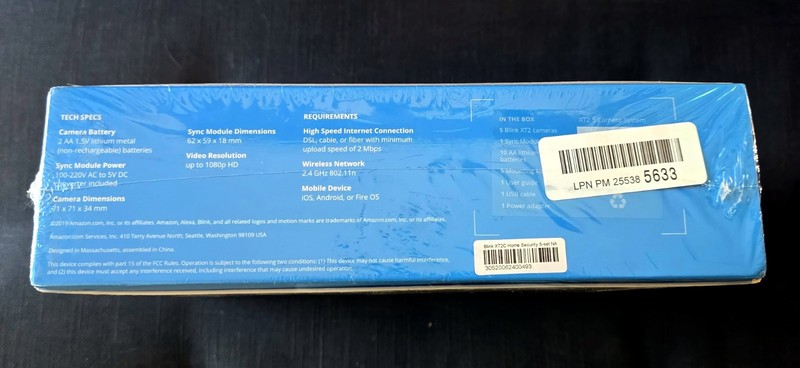 Blink XT2 Security System - 5 Cameras & Sync Module - SEALED - NEW - No Fees gallery