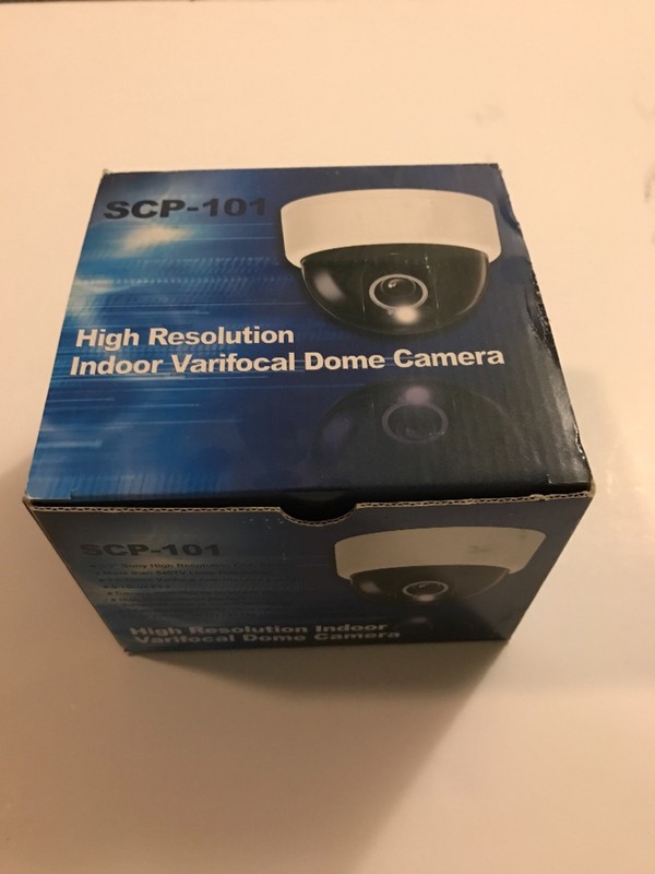 New SONY High Resolution Indoor Varifocal Dome Camera SCP-101