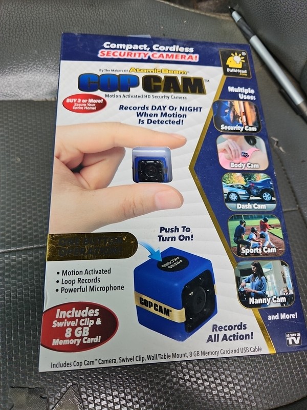 Atomic Beam Cop Cam Mini Wireless Security Camera