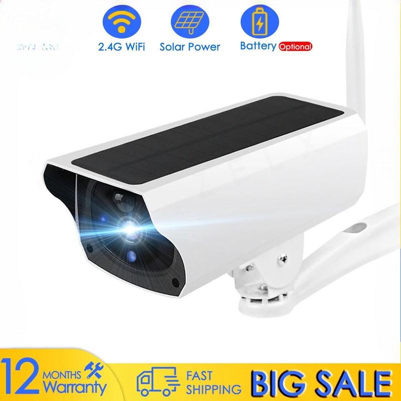 1080P WiFi Surveillance Solar Panel Battery Security Camera Outdoor MotionCCTV