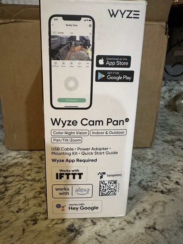 Wyze Cam Pan 3 Wireless Outdoor Surveillance Security Camera gallery