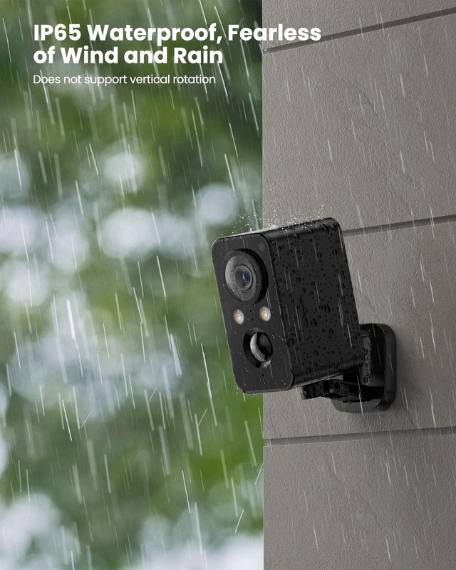 2Packs Security Cameras Wireless Outdoor: 180° Horizontal Cameras for Home Se... gallery
