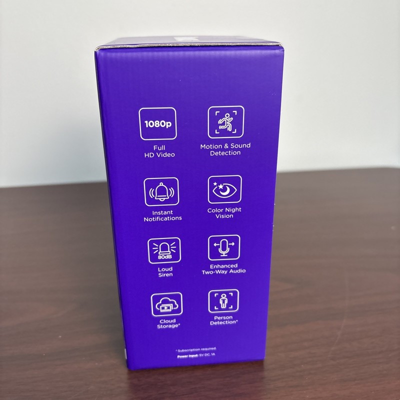 Roku Indoor Camera SE WiFi Connected Smart Home Wired Security Camera Brand New gallery
