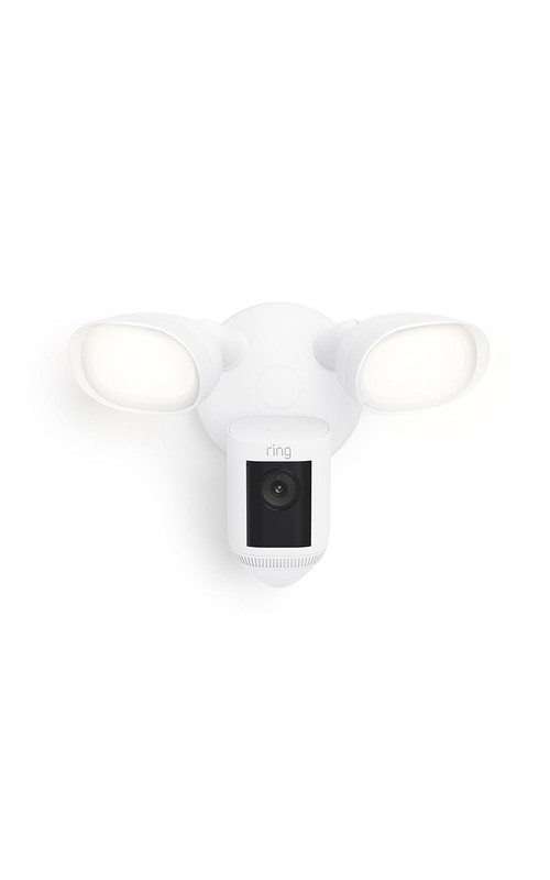 Ring Floodlight Cam Wired Pro Retinal 2K Video, Color Night Vision and Two-Way